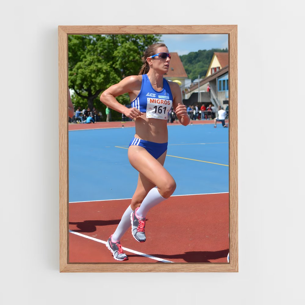 Poster La Course de Nicola – affiche Athlétisme (vue 4)